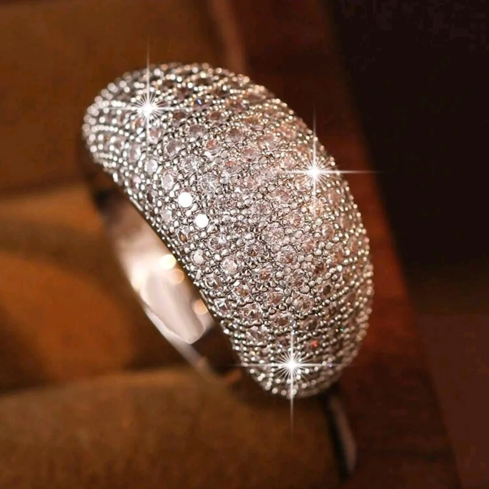 Luxury Oval AAA Cubic Zirconia Fashion Ring | Perfect Gift - Picture 8 of 8